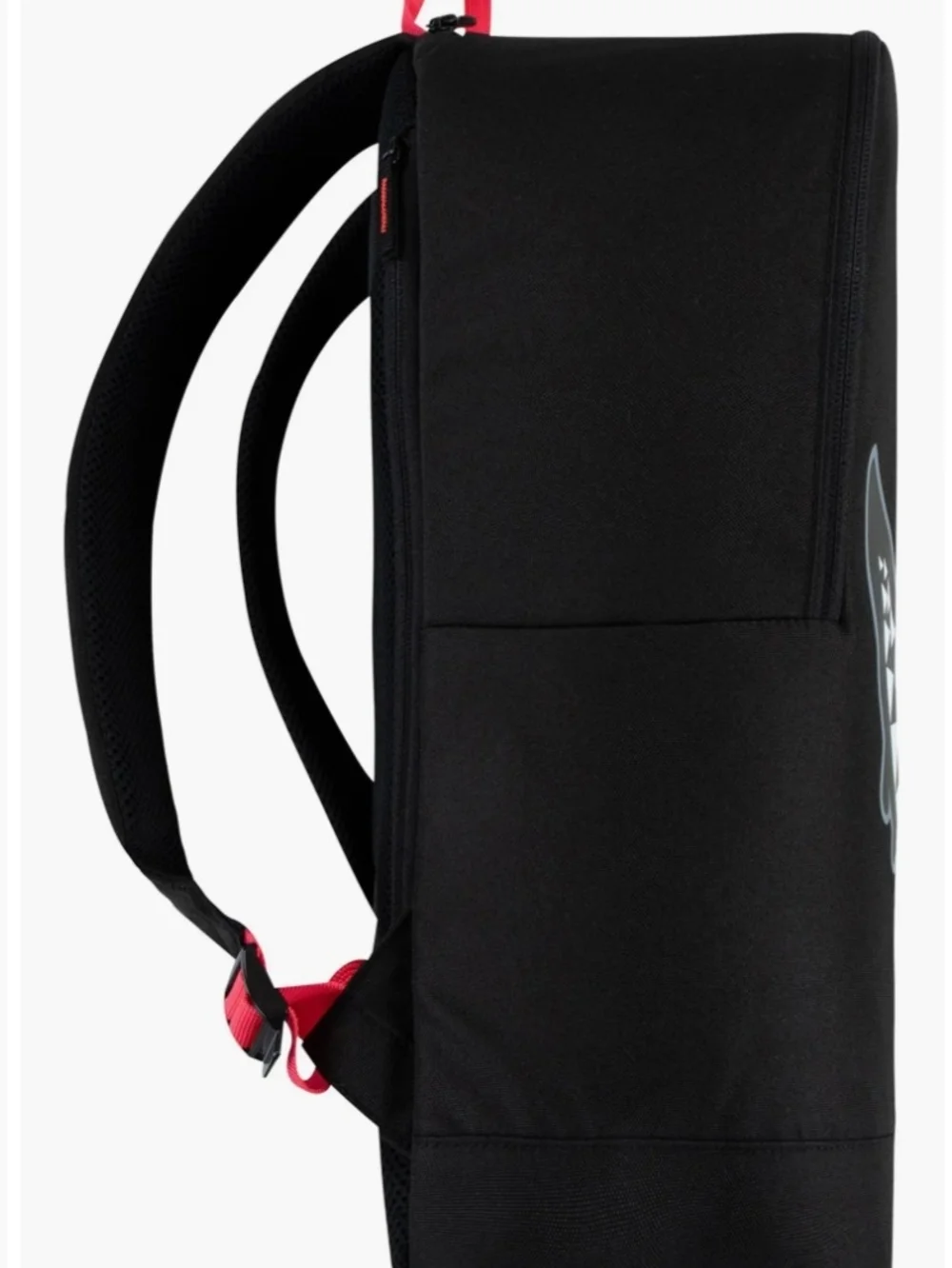 NEW! Hurley Black Backpack with White Shark-Mouth Graphic NWT
